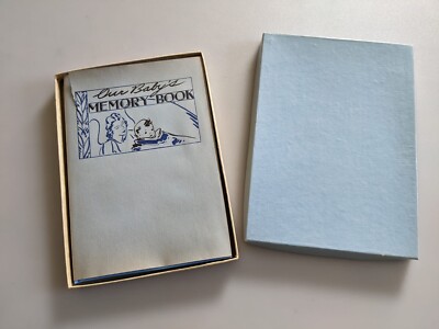 Vintage 1940s ''Our Baby's Memory Book'' In Original Box. Not used. New Old Stock