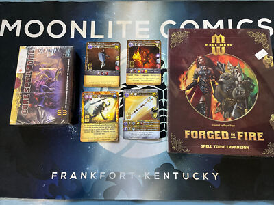 Mage Wars Bundle: Core Spell Tome 1, Forged In Fire, AND all four s1 OP Promos!