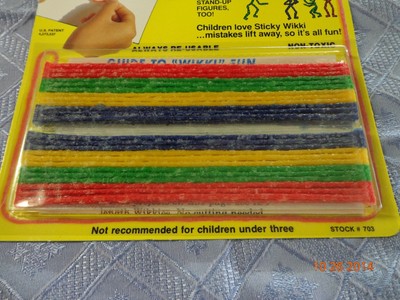 Sticky Wikki-for eye-hand coordination. Reusable clinging cords for drawing! #72