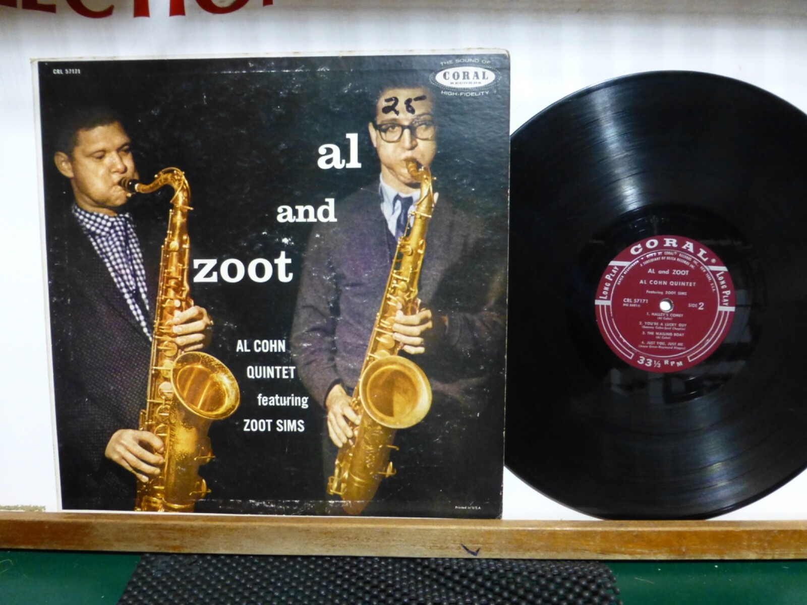 AL COHN QUINTET W/ ZOOT SIMS AL & ZOOT CORAL ORIGINAL LP | eBay