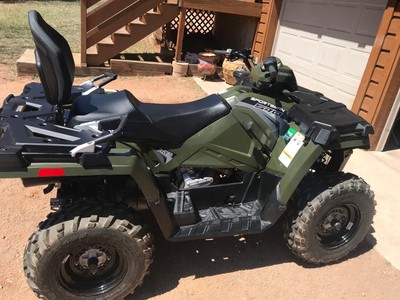 2017 POLARIS 570 SPORTSMAN TOURING 2 seater 3 hrs ridden once title in hand