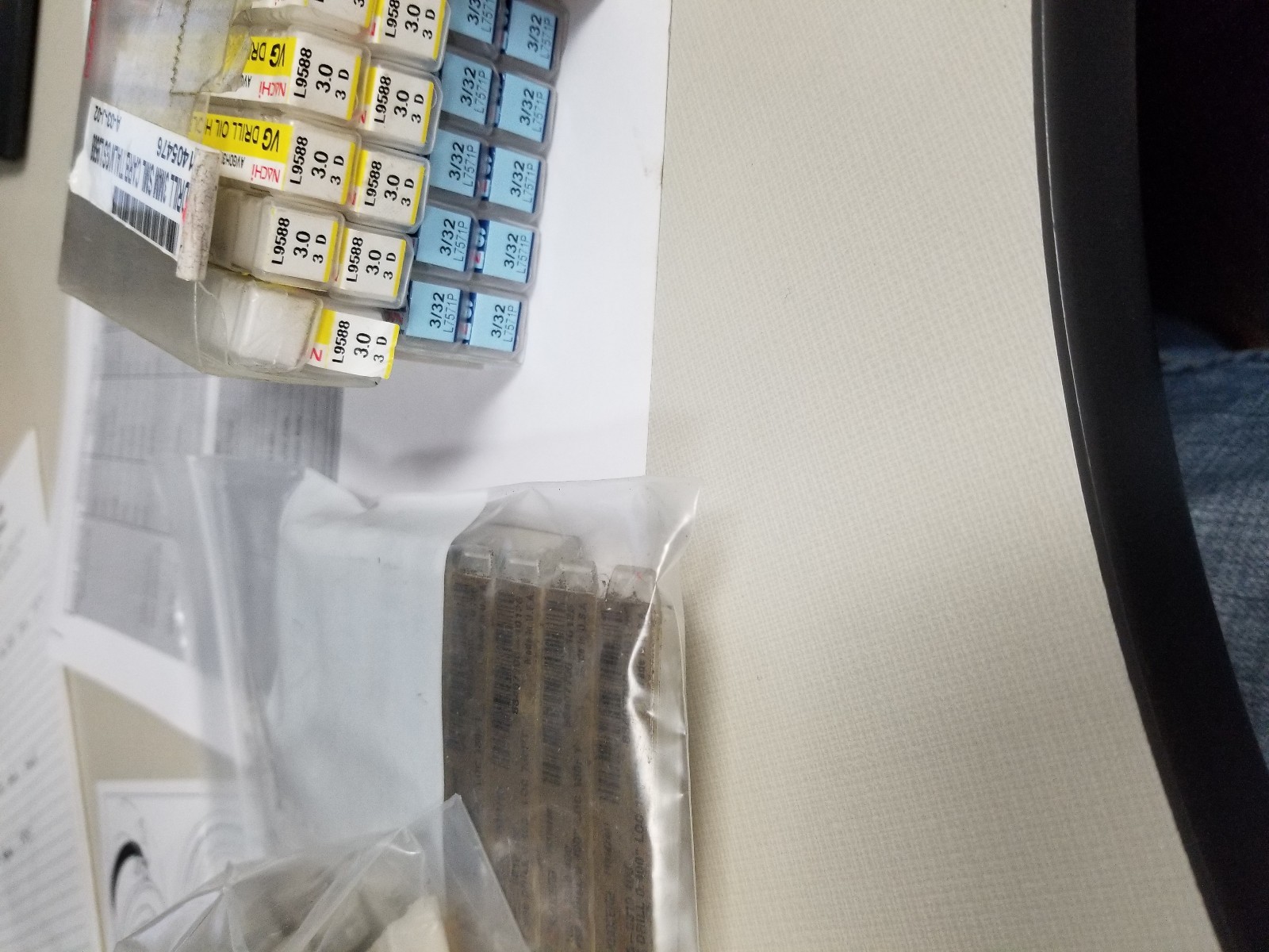 CNC Drill Bits Misc. sizes from 0.55mm to 7/64