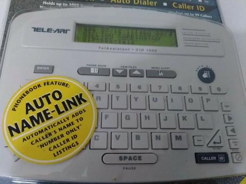 Caller ID Telassistant Phone Book Auto Dialer 60K Flash Memory New CID-1000
