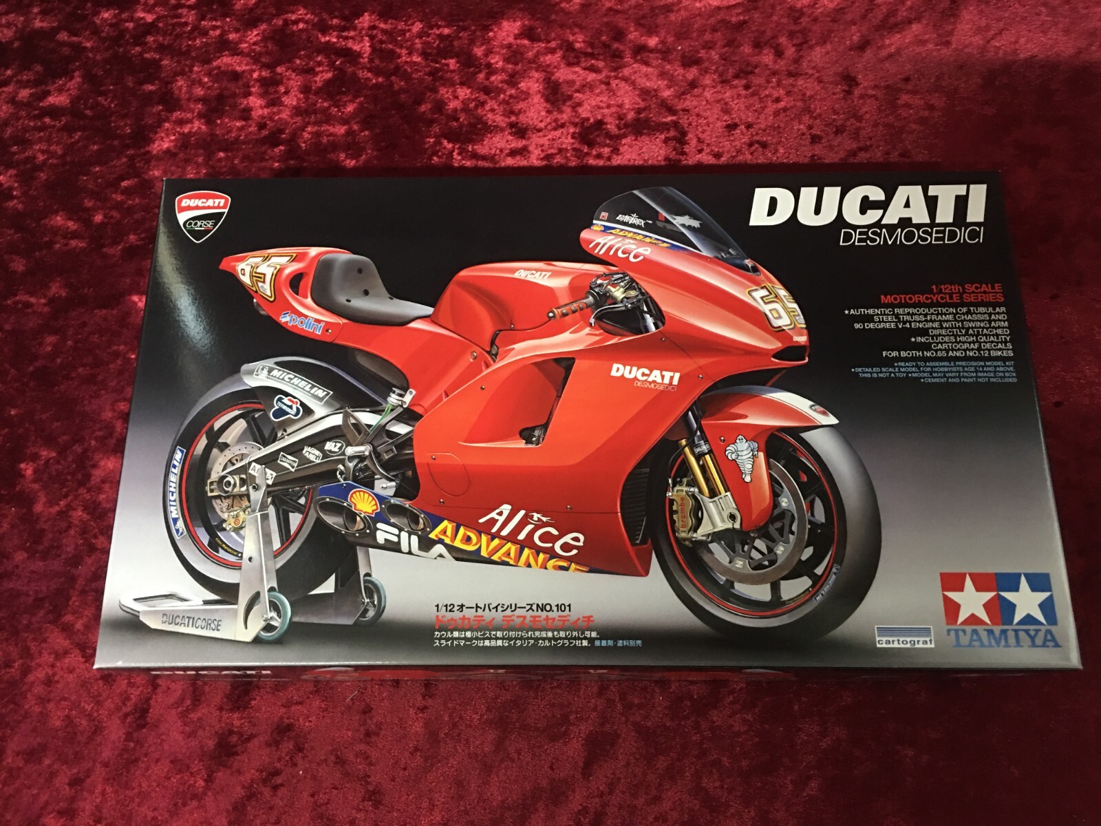 TAMIYA Ducati Desmosedici 1/12 Motorcycle Series No. 14101