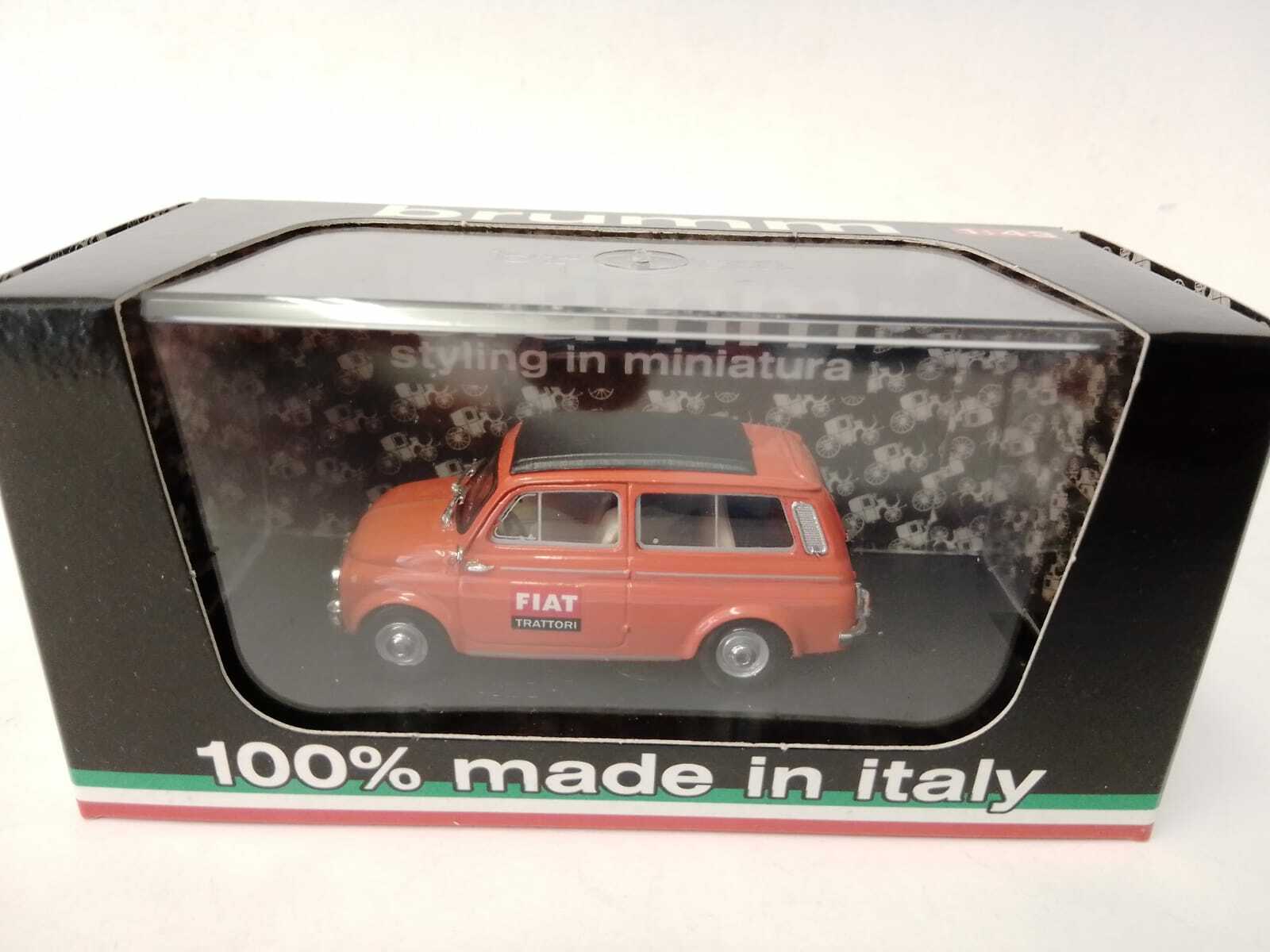 Brumm Fiat 500 Estate Commercial Vehicle FIAT TRACTORS 1960