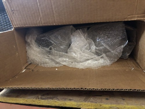 Cast Iron Black Labrador Dog Andirons Signed Liberty Fdy St. Louis fireplace USA