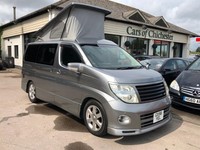 2007 Nissan Elgrand 3.5 V6  Automatic Highway Star 4 berth Camper van with pop u