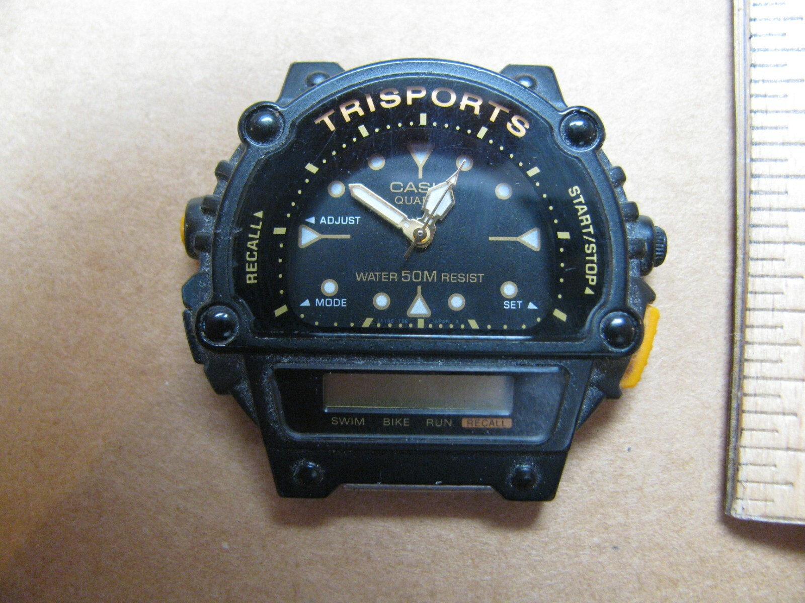 CASIO TRI-10W TRISPORTS アナログとデジタル腕時計 Vintage CASIO TRISPORTS Triathlon watch TRI-10W - Japan