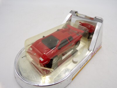 RARE 80's Tyco Magnum 440 Red Lamborghini Countach HO Slot Car In Box 2