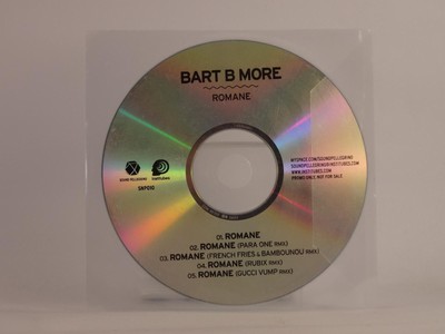 BART B MORE ROMANE (E99) 5 Track Promo CD Single Plastic Sleeve SOUND PELLEGRINO