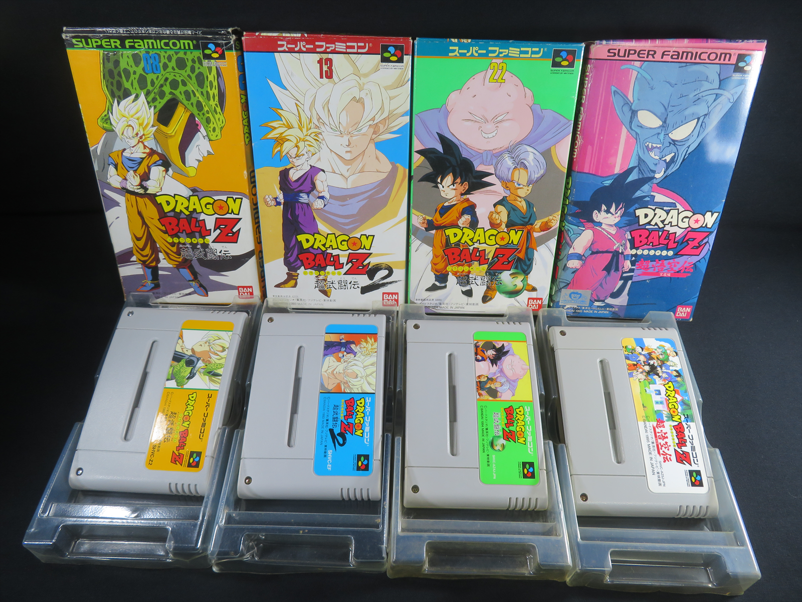 Dragon ball Z Super Famicom 4 games Butouden Nintendo Japan Dragon ball Z Super Famicom 4 games Butouden Nintendo Japan