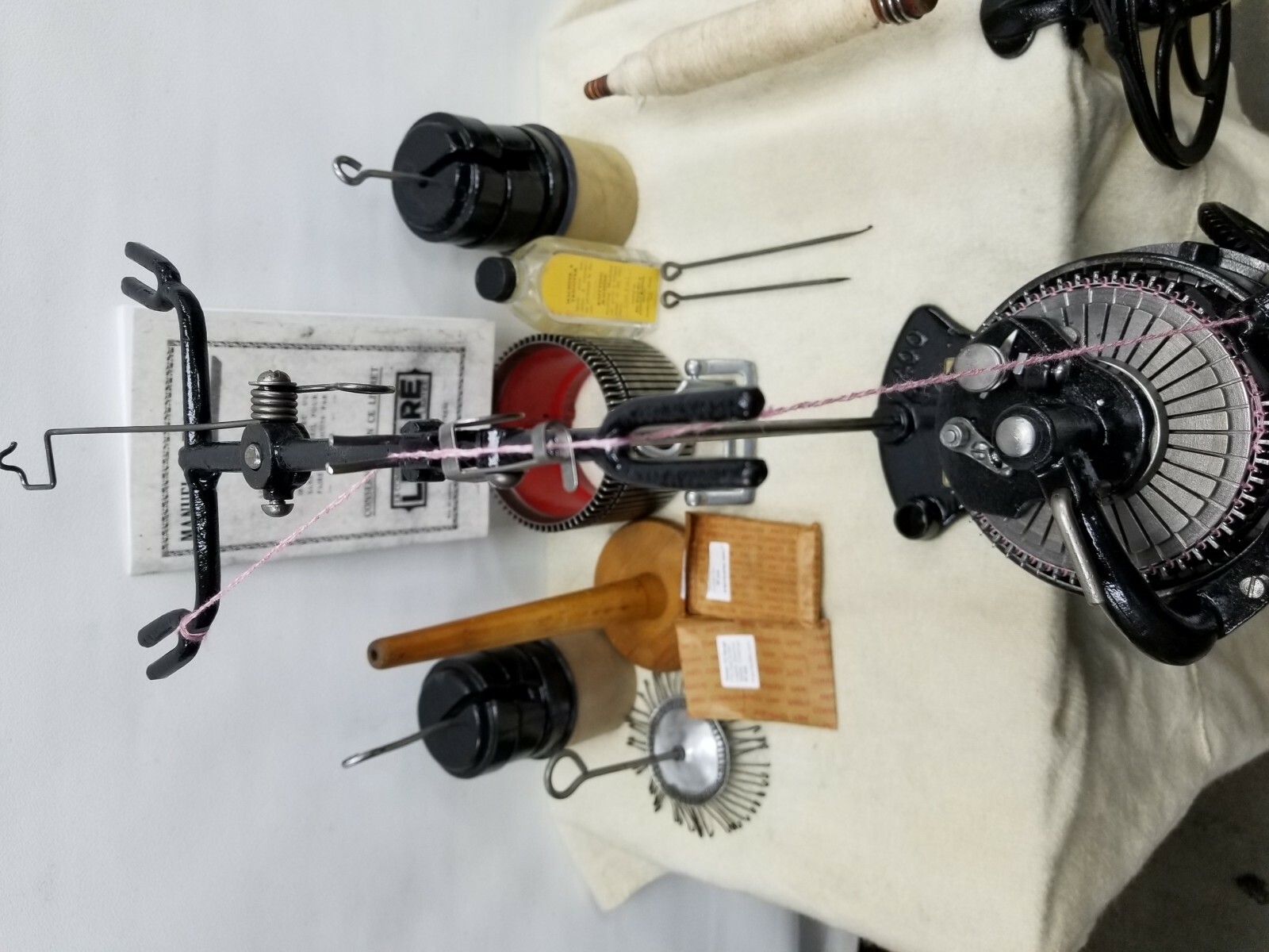 AMAZING LEGARE 400 SOCK KNITTING MACHINE 2 CYLINDER 54 72 1RIB 36 W NEW NEEDLES