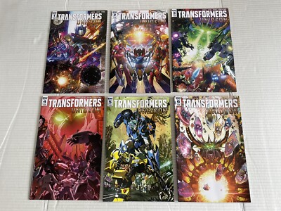 Transformers Unicron #1 2 3 4 5 6 Complete Run 2018 IDW John Barber Set 1-6