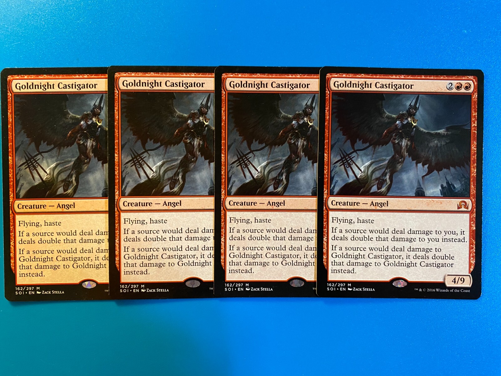 Goldnight Castigator 1x FOIL SOI MTG Shadows Over Innistrad Mythic MINT red Goldnight Castigator 1x FOIL SOI MTG Shadows Over Innistrad Mythic MINT red