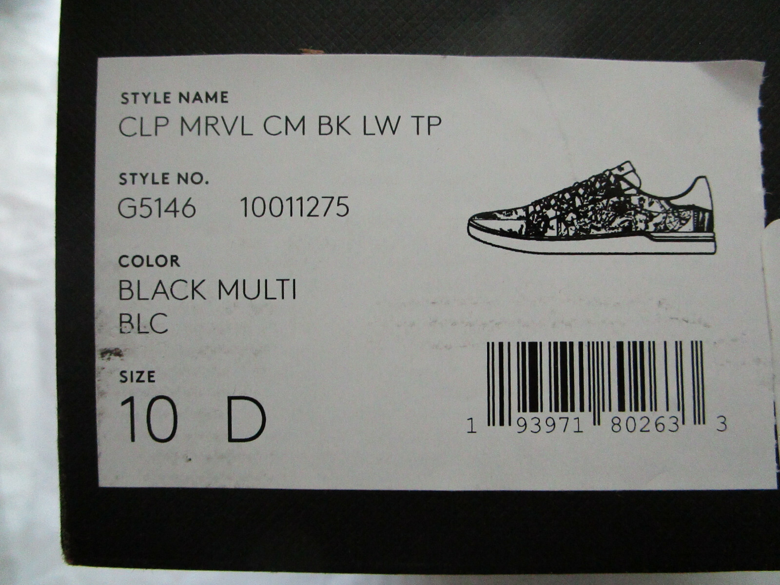 Pre-owned Coach X Marvel Clip Low Top Sneakers Comic Book Print Men's Size 10 W/ Box In Black Multi