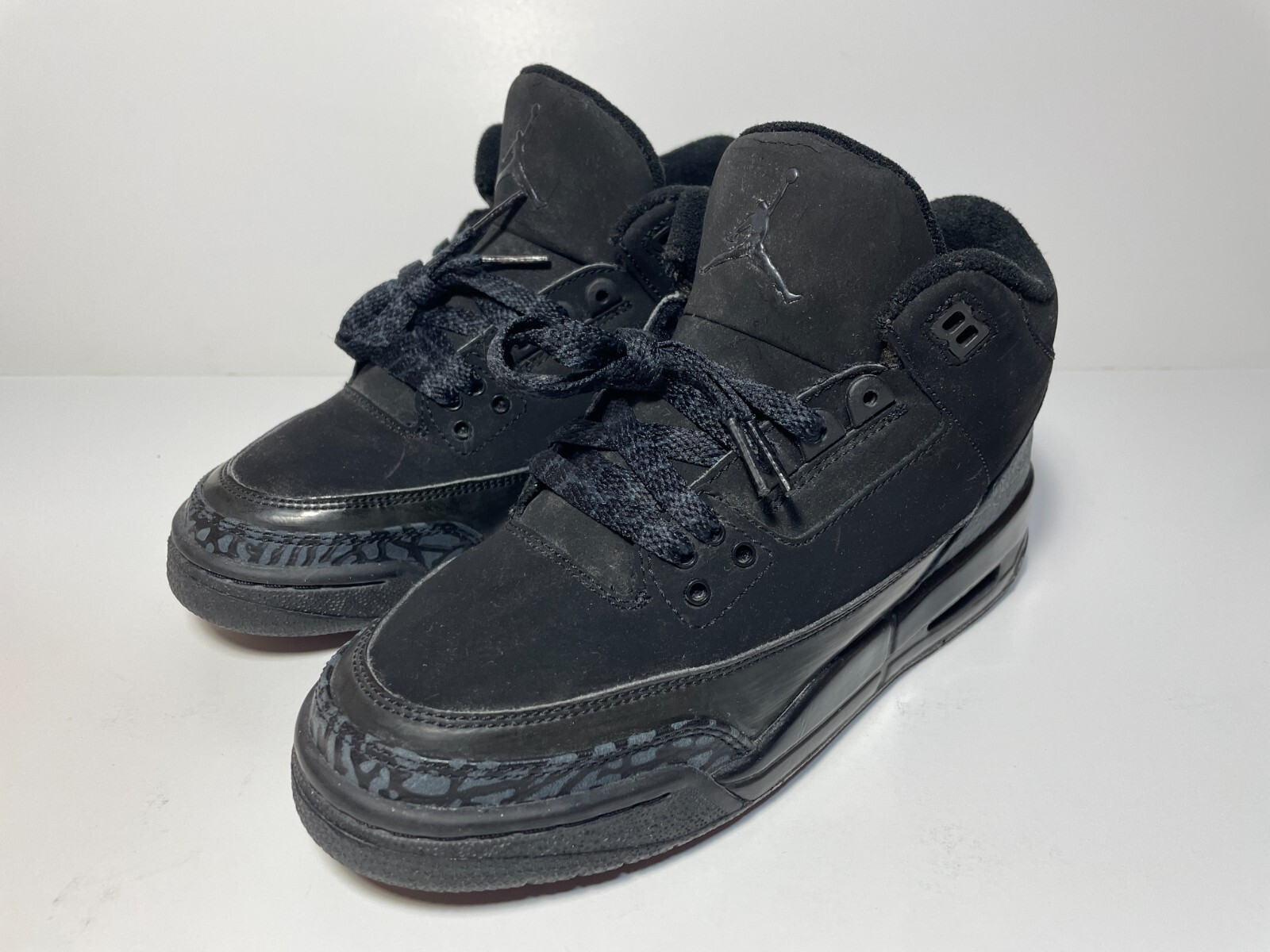 2007 NIKE AIR JORDAN 3 III BLACK CAT KIDS 5 WOMENS 6 6.5 2007 NIKE AIR JORDAN 3 III BLACK CAT KIDS 5 WOMENS 6 6.5
