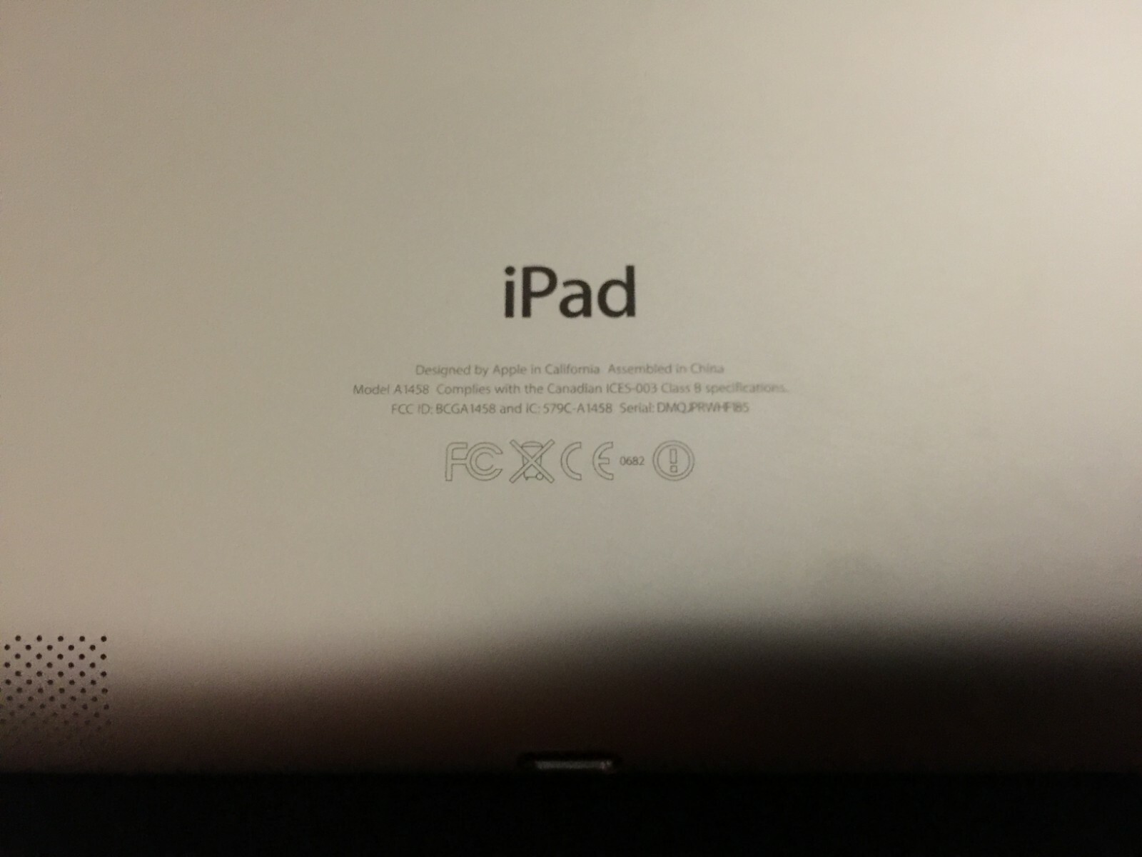 Apple iPad 4th Gen. 16GB Wi-Fi 9.7