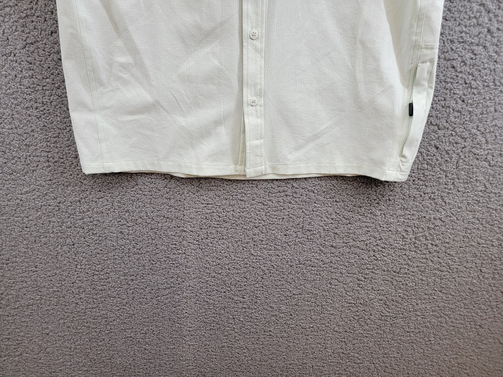 BASS OUTDOOR Trailer A.C. Short-Sleeve Shirt Men M Spread Collar Button Closure - Picture 3 of 17
