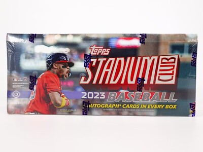2023 Topps Stadium Club Hobby Baseball Factory Sealed Unopened Box ~ (16 Packs)
