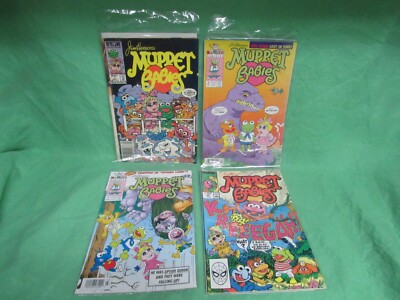 Marvel Harvey Comic Book Lot of 4 Muppet Babies  #1               M21