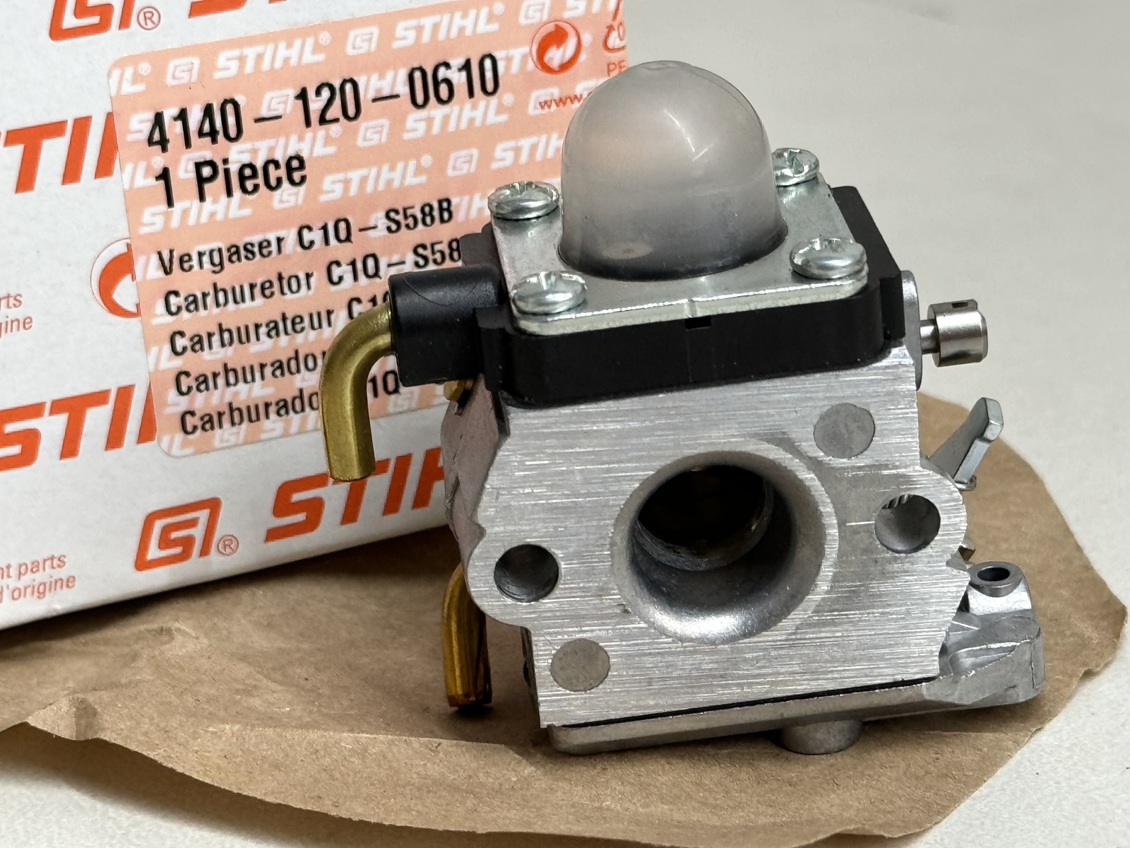 STIHL OEM ZAMA CARBURETOR 4140 120 0610 FOR TRIMMERS FS38 FS45 FS46 55 C1Q-S58B - Picture 3 of 6
