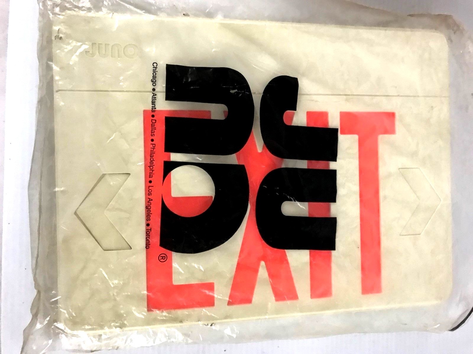 JUNO Snap-in Plastic Polycarbonate Front Cover (only), NEW in Box...EXR30