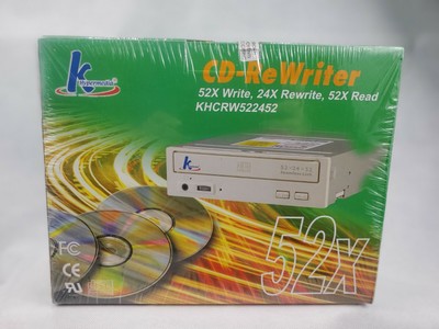 K HYPERMEDIA CD-REWRITER 52X Write 24x Rewrite 52x Read KHCRW522452