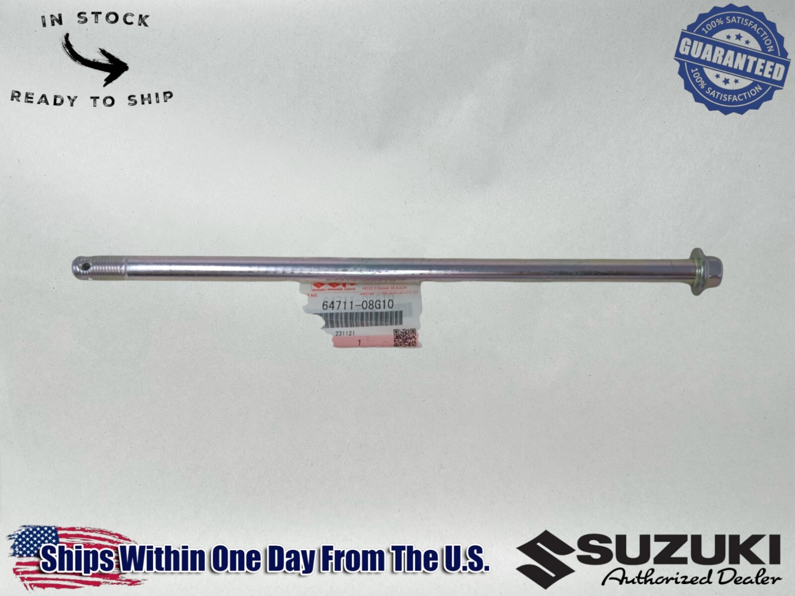 Suzuki OEM Authentic Rear Axle 2003-2007 Drz125 2003-2007