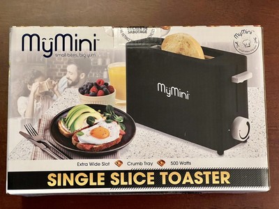 MyMini Single Slice Toaster  Black