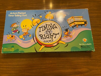 Learning Resources  Timing it Right Game  Action Packed Time Telling Fun!