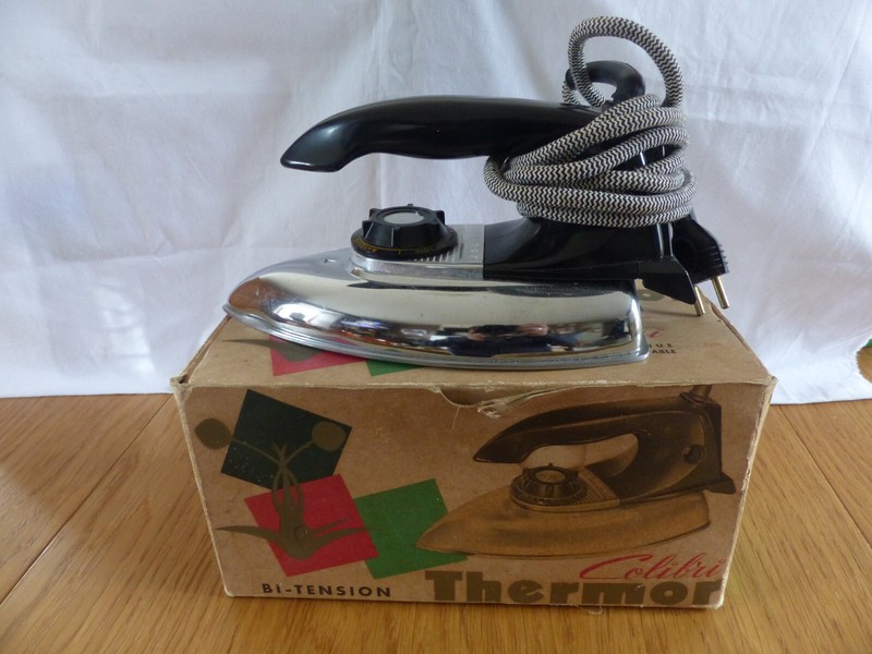 Fer Ã  Repasser Ancien Thermor Colibri Bi-Tension Fonctionne,Vintage