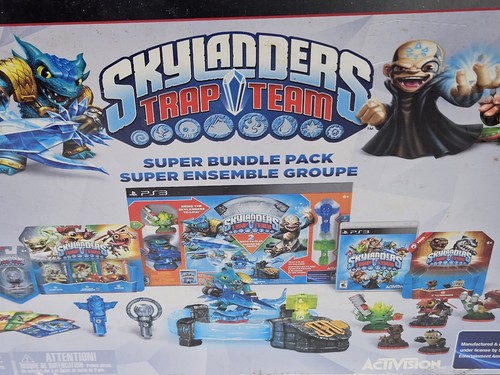 PS3 Skylanders Trap Team Game Super Bundle Pack Sealed 2014