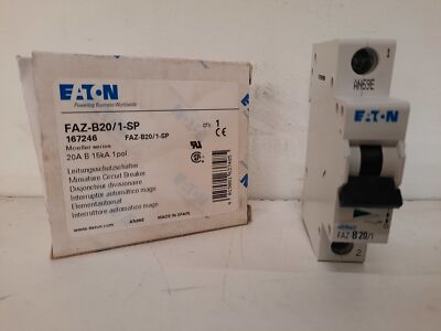 Eaton FAZ-B20/1-SP Miniature Circuit Breakers (MCBs)
