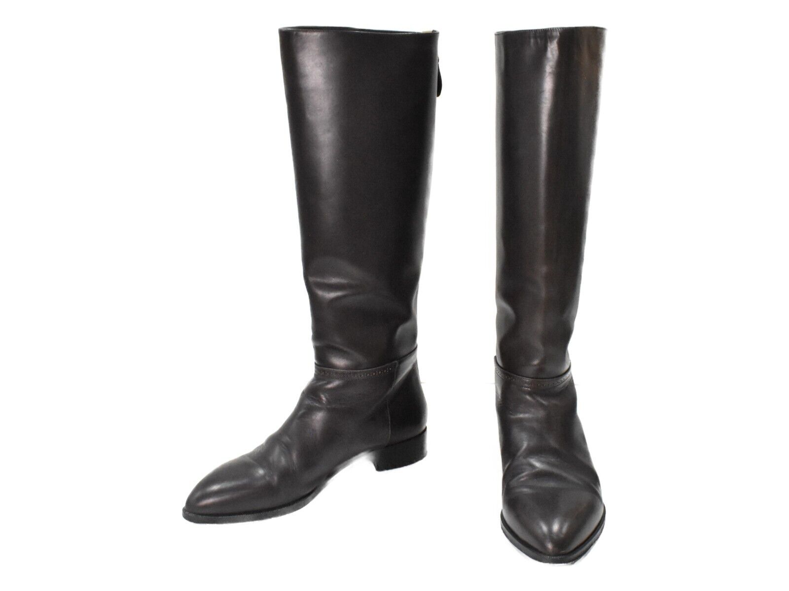 CHANEL G30922 Leather Long Boots 36.5 Black Authentic Women CHANEL G30922 Leather Long Boots 36.5 Black Authentic Women
