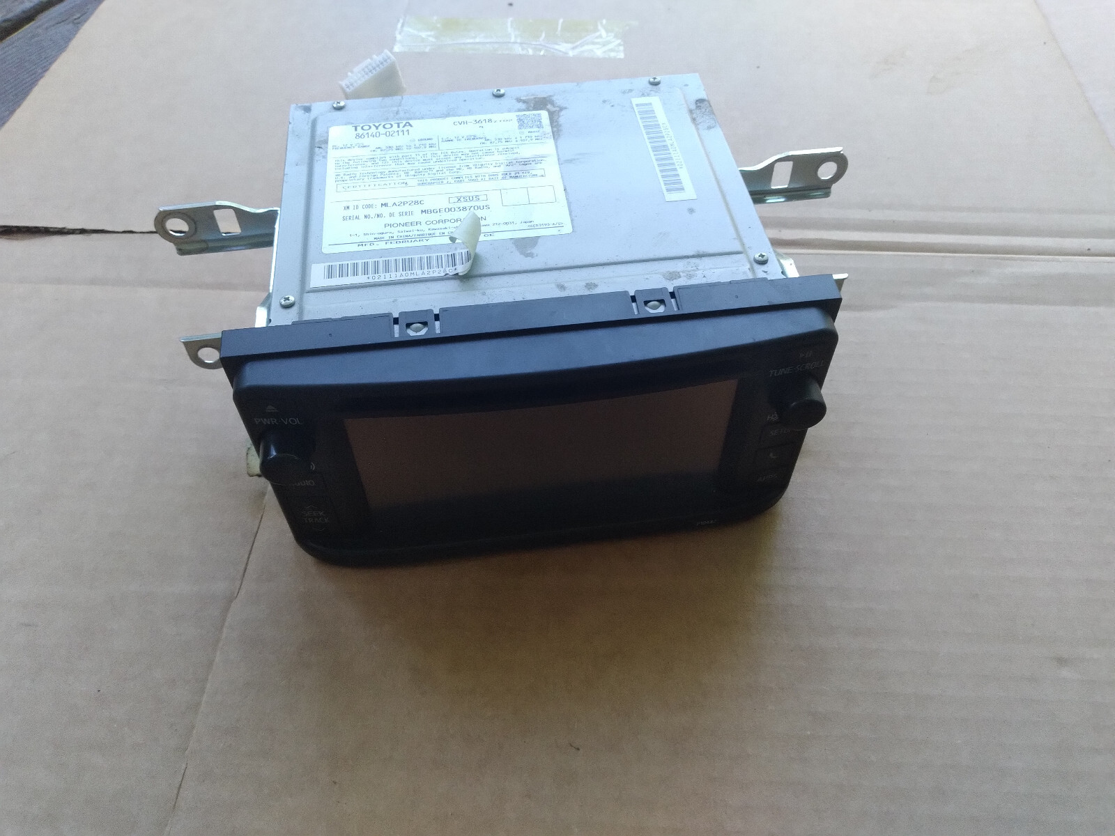 2012 - 2014 TOYOTA COROLLA RADIO CD PLAYER 86140-02111 | eBay