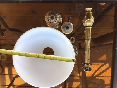 Rembrandt 10'' white milk glass shade, Lamp Holder And Bulb Socket for floor lamp