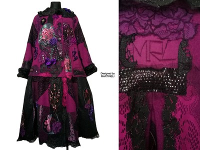 PLUS SIZE WOOL COAT 3XL MAXI LONG PINK COAT BOHO EMBROIDERED COAT GYPSY COAT