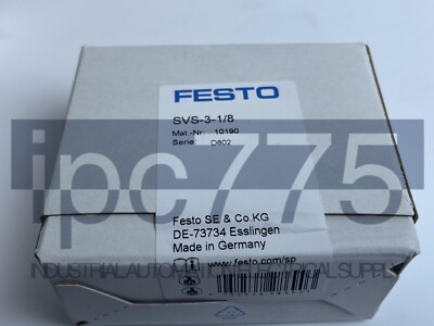 1pcs New Festo Brand new ones SVS-3-1/8 10190