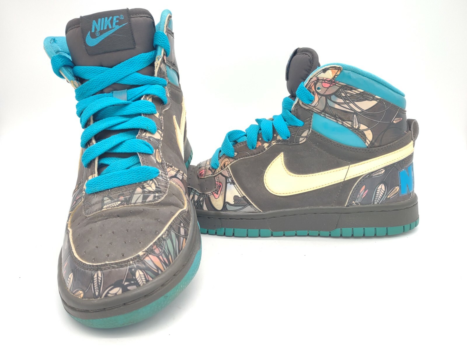 Nike High LE Midnight Fog Sail Laser Blue #358858-011 Size Nike High LE Midnight Fog Sail Laser Blue #358858-011 Size