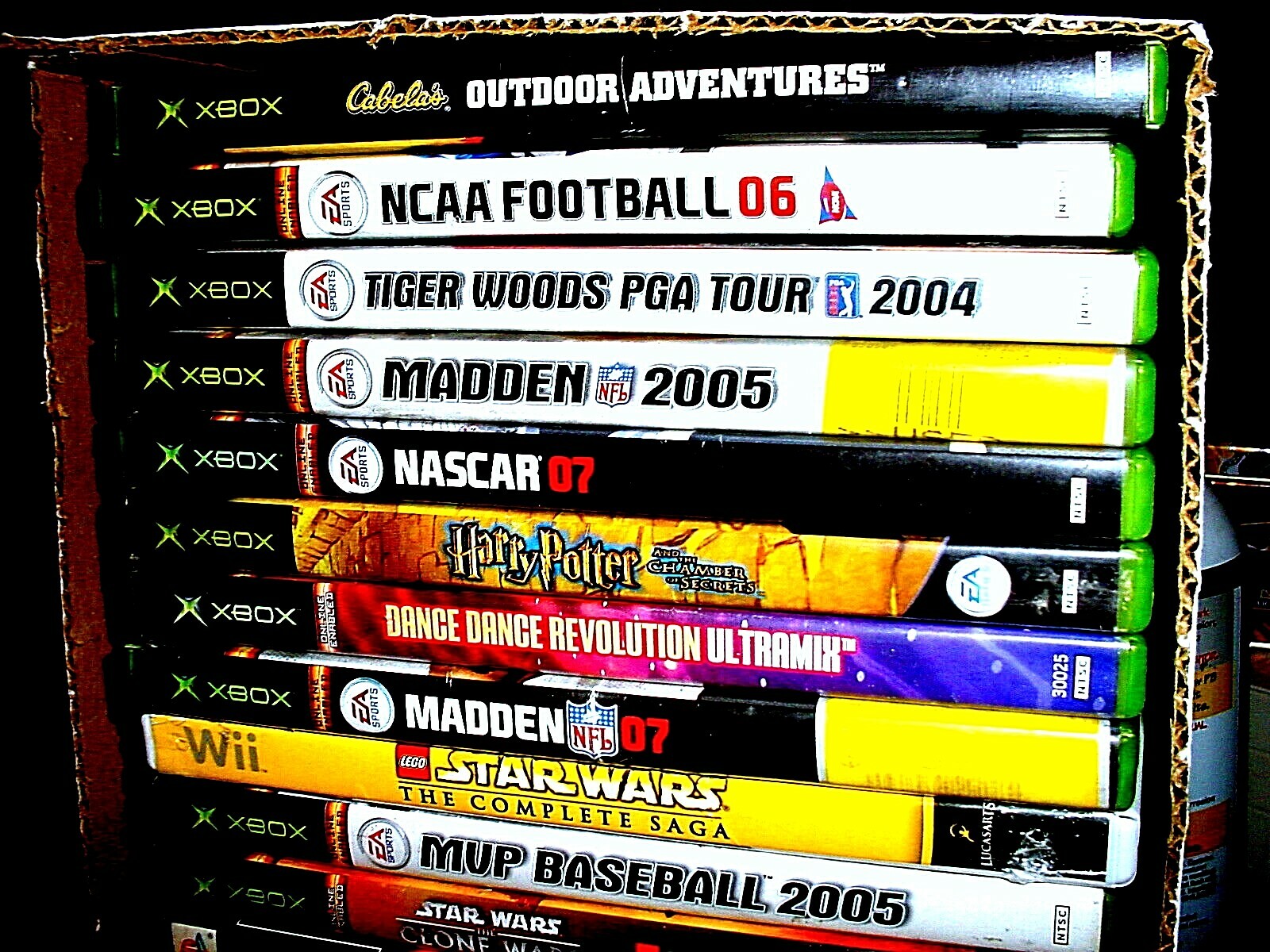 FOR BUFFING/REPAIR> Xbox Lot of 16 Original Xbox Games + 3 PS2 & WIi games.