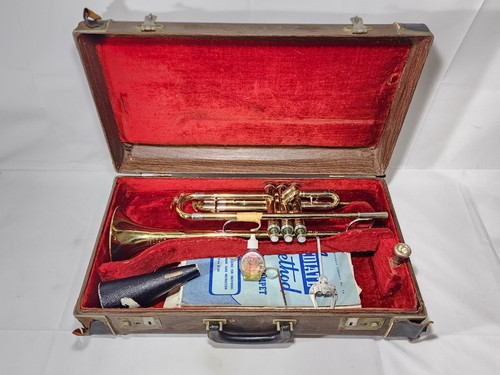 KING Cleveland Superior 600 Trumpet N.H. White ~ Nickle