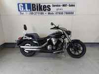 YAMAHA XVS950 MIDNIGHT STAR  12 MONTHS WARRANTY