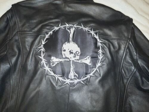 BP x Alex Costa Motorcycle Moto Leather Jacket W/ Skull Patch Punk Goth Grunge | eBay BP x Alex Costa Motorcycle Moto Leather Jacket W/ Skull Patch Punk Goth Grunge | eBay