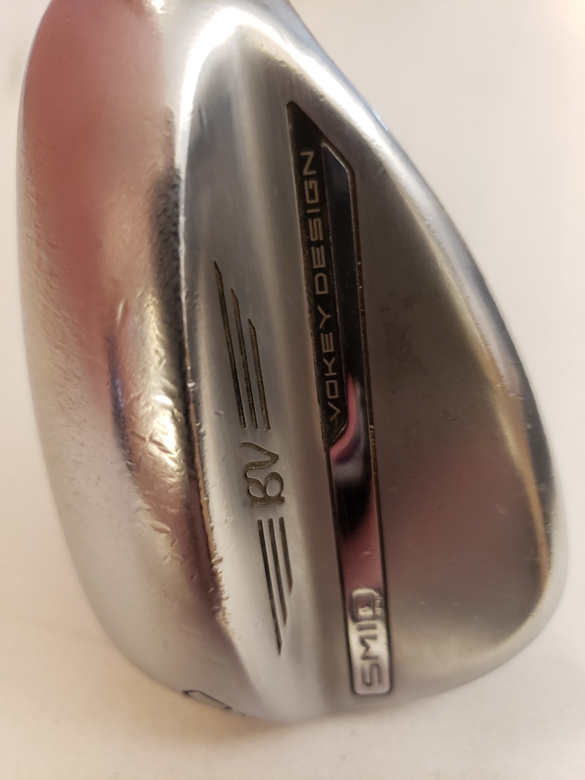 Used Titleist Vokey SM10 - Lob Wedge 60* - 08* B - M Grind - Tour Chrome - RH