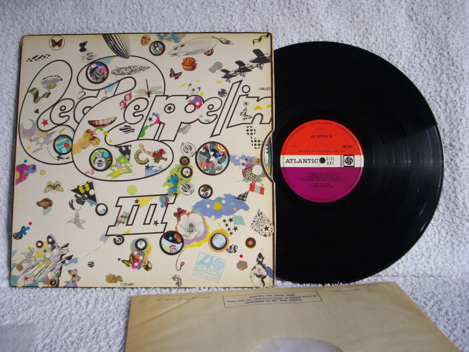 Led Zeppelin ‎– Led Zeppelin III Label: Atlantic ‎2401-002