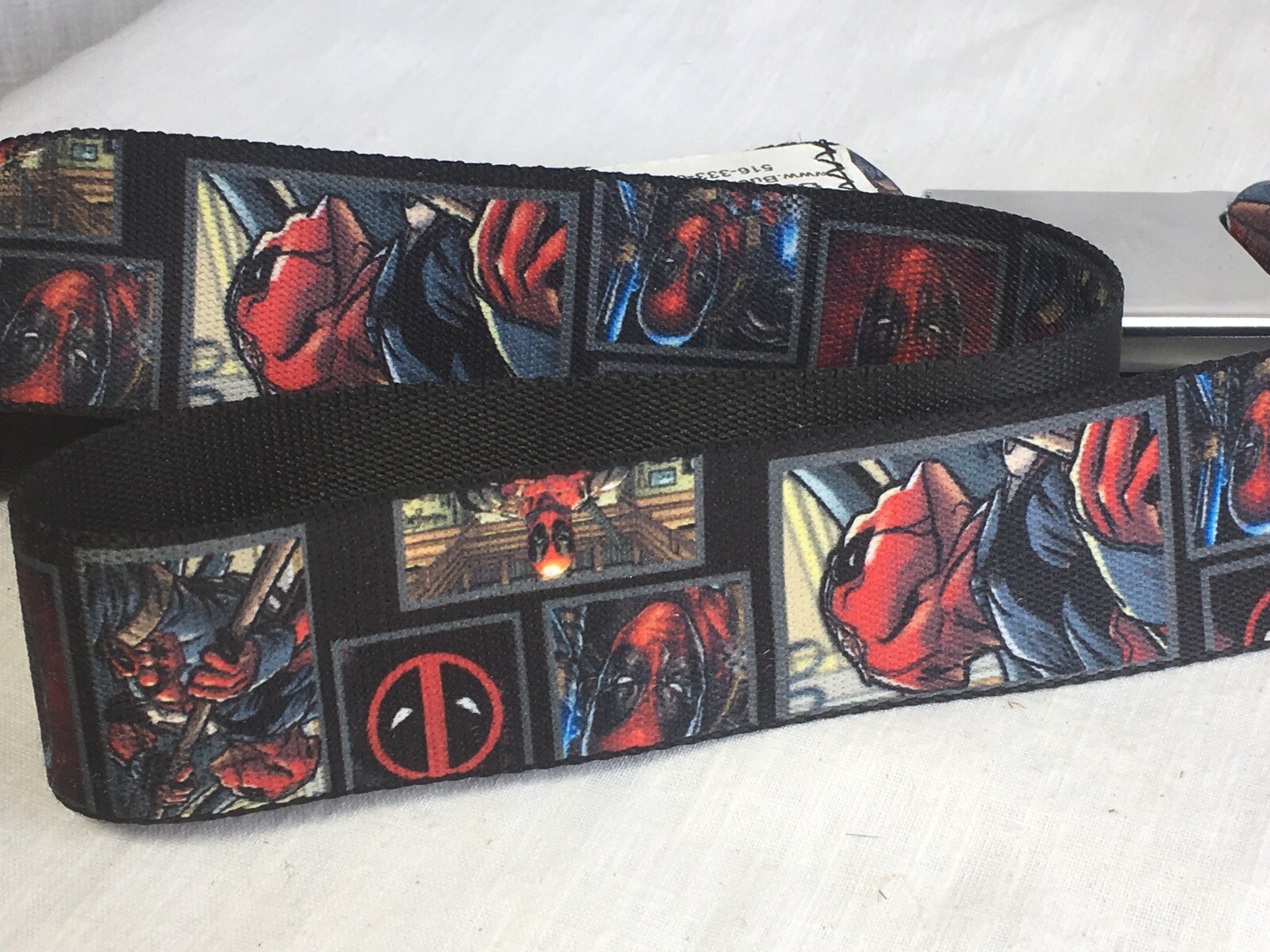 Deadpool Wade Winston Wilson Buckle-Down Belt Marvel Comics ADJUSTABLE COMICS