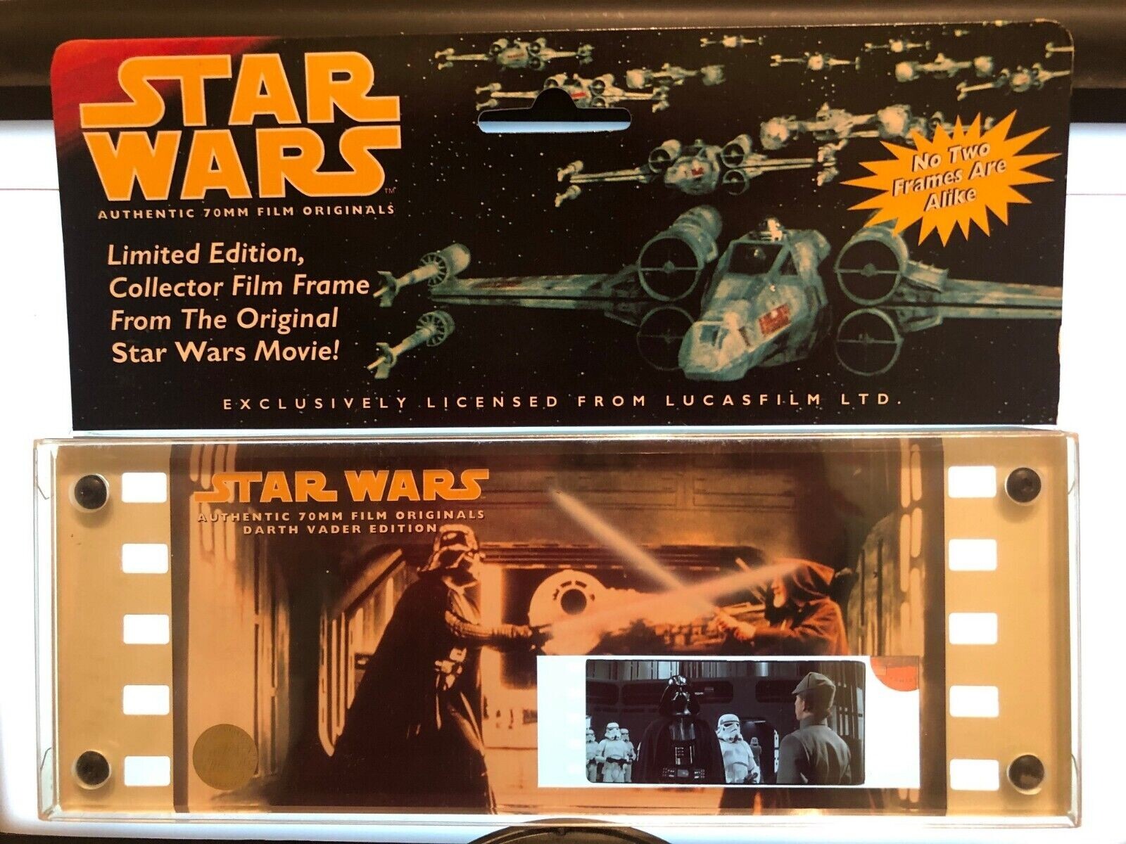 90s スターウォーズ 本物 70ミリ フィルム オリジナル 限定版 STAR WARS Original 70mm Film Frames Limited Edition 1995 | eBay