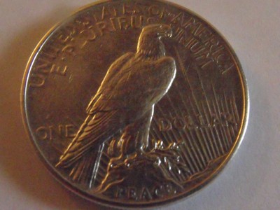 1921 PEACE Dollar XF             gq