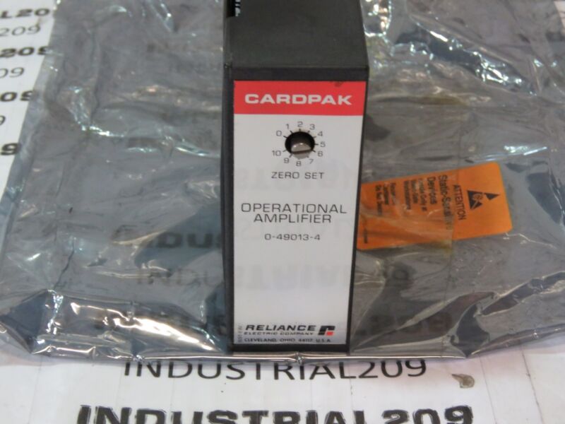 Reliance Electric Cardpak 0-49013-4 Operational Amplifier New