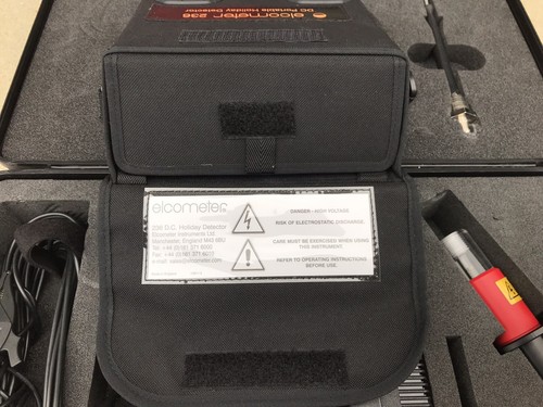 Elcometer 236 Dc Portable Holiday Detector Kit In case Free Ship To USA!